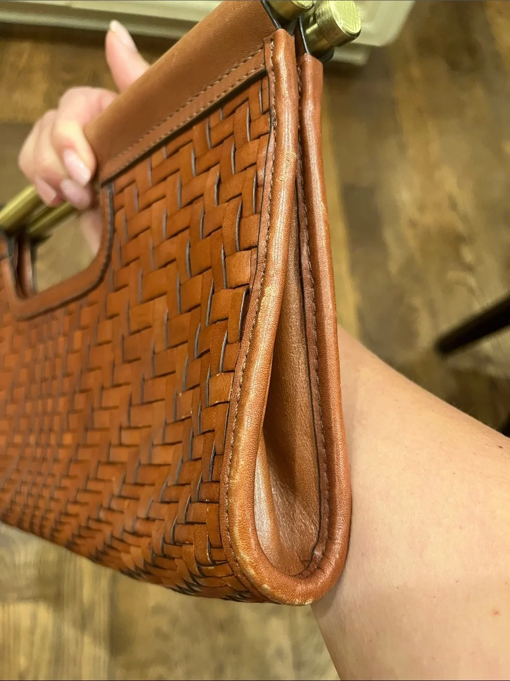 Rare Vintage Cole Haan Genevieve Woven Leather Bag – Y2K/Early 2000s Style